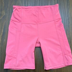 Women's Coral High-Waisted 7” Biker Shorts